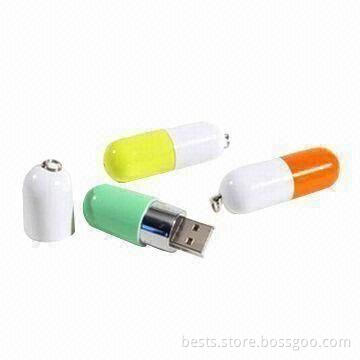 Bullet-shaped Metal USB Flash Drive, Used in Promotional Gifts, Customized Logos are Accepted